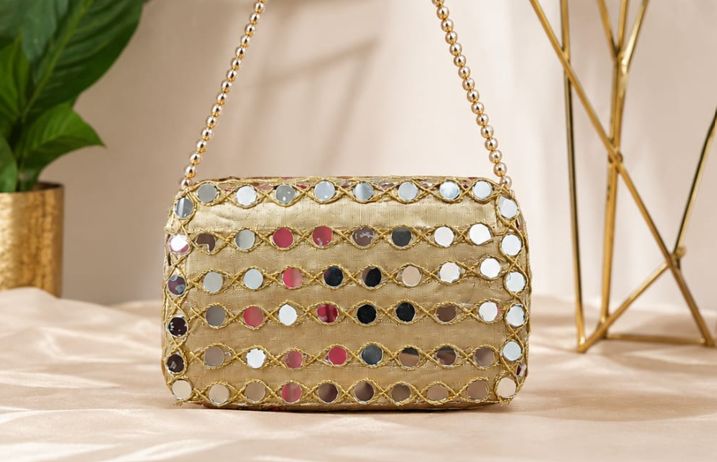 Royal Gem Embellished Clutch